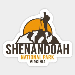 SHENANDOAH NATIONAL PARK VIRGINIA HIKING CAMPING Sticker